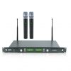 Microfon wireless, 2 transmitatoare x 1 receptor
